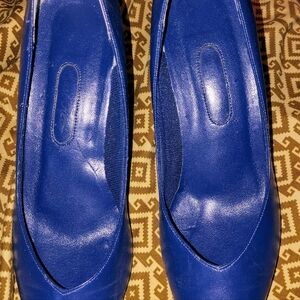 Women's East Fifth Blue Stilletos. Fair Cond.W/Box